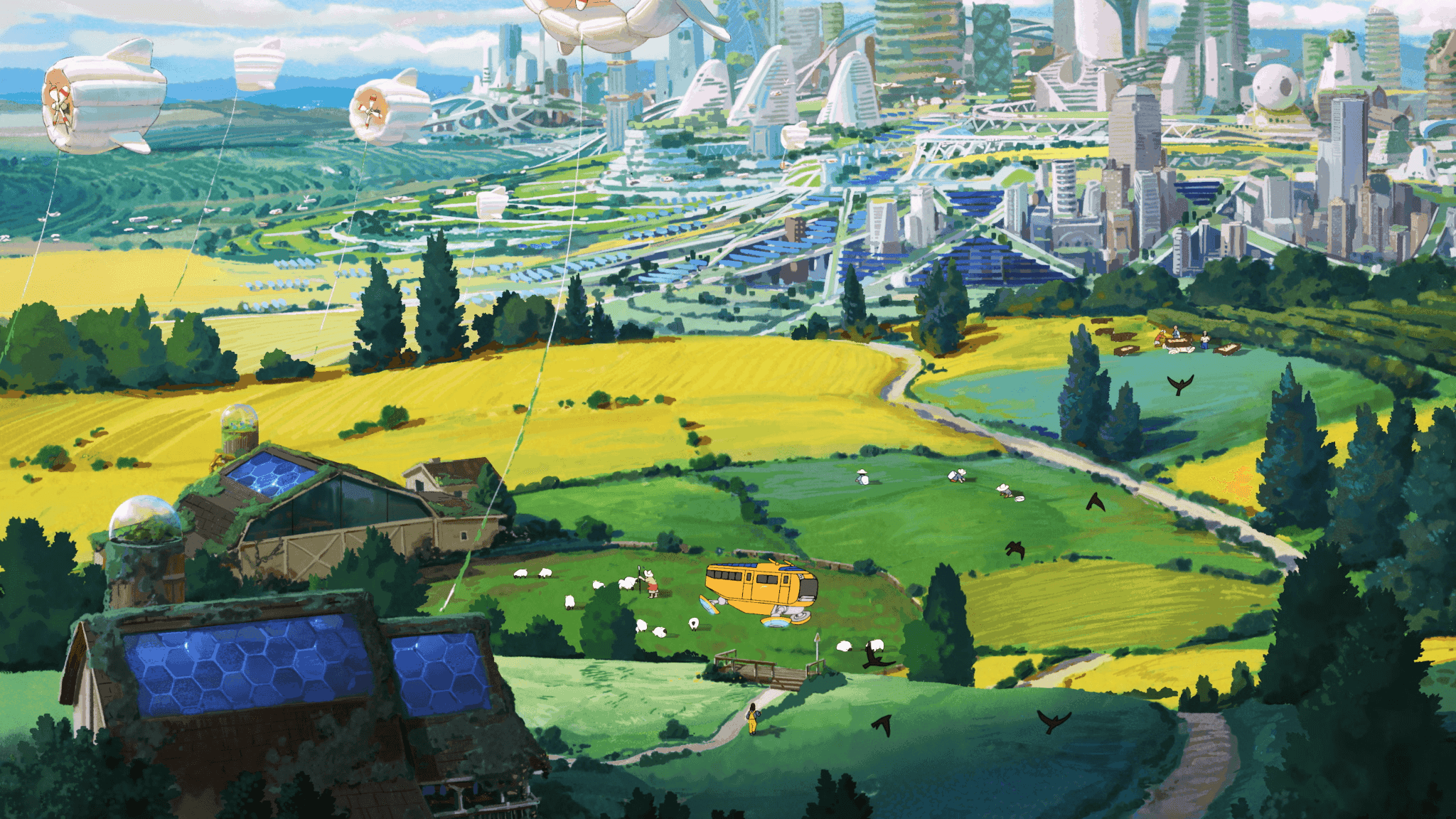 This meme is a humorous illustration of a futuristic cityscape, featuring a sprawling metropolis with towering skyscrapers, flying cars, and other advanced technologies. The image is captioned "I can see for miles and miles" in a playful nod to the classic song "I Can See For Miles" by The Who. The meme is likely used to express a sense of optimism and excitement about the potential of a city's future.